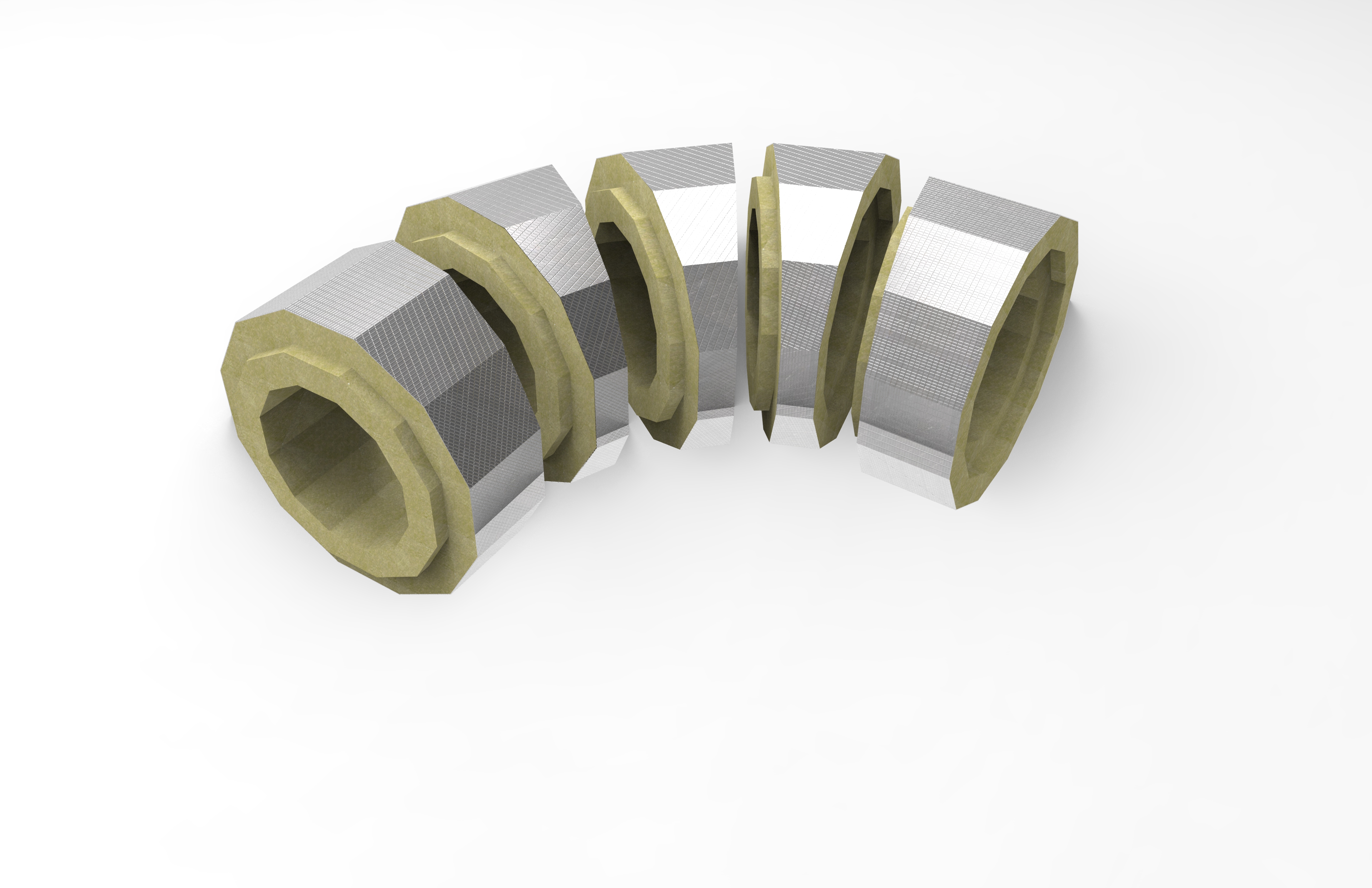 Isomat D o o Smart Fit System Large Diameter Pipe Insulation